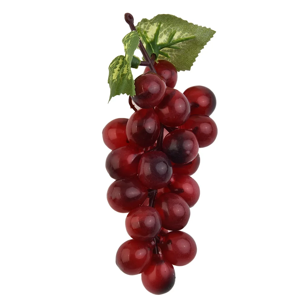 1 Bunches Simulation Grapes Corporate Gifts Home Decor Lifelike Plastic Fake Fruit Rattan Garden Wedding Decorations