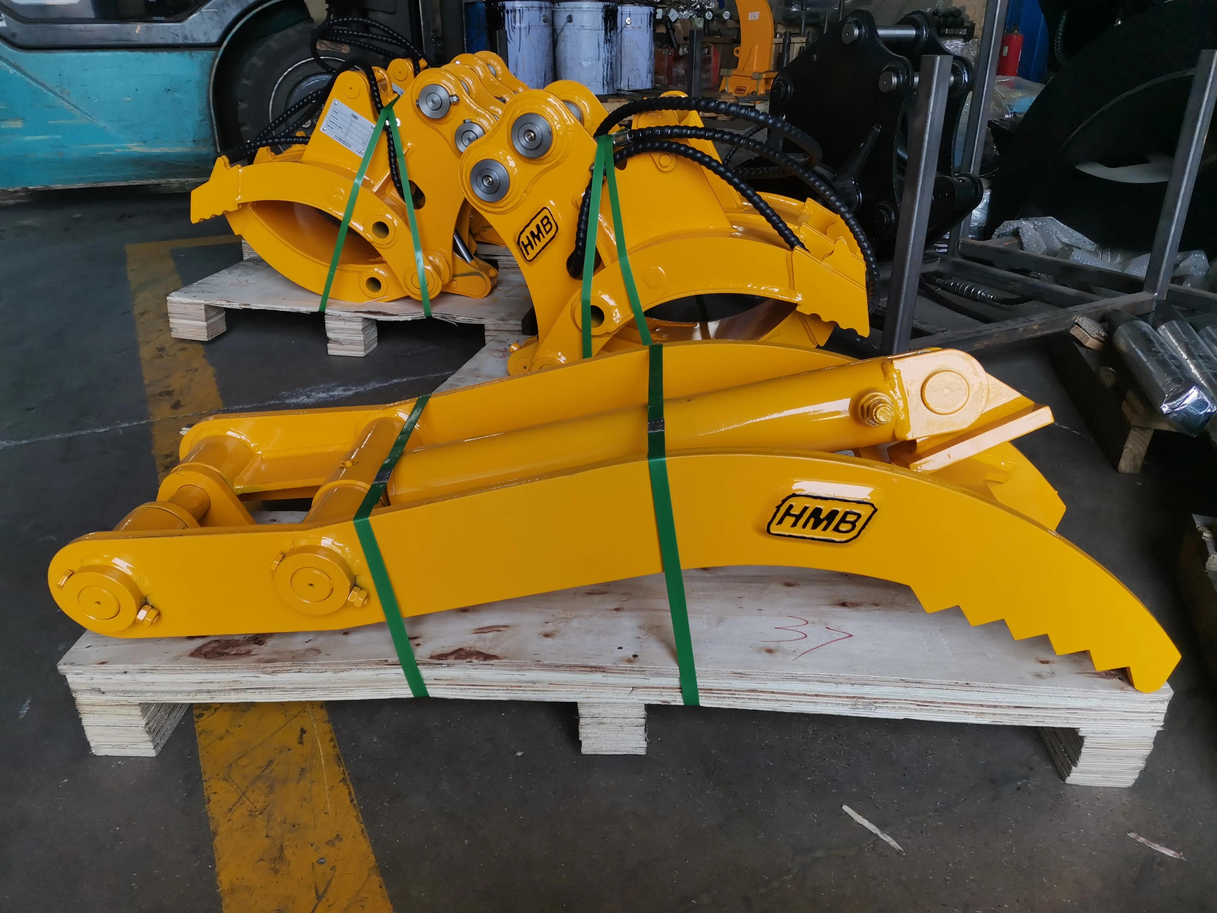 Heavy Duty Universal Hydraulic Grapple Attachment, Durable Excavator Tool For Log & Stone Grabbing Construction view 5