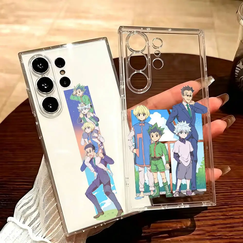 Anime -Hhunter x hunter Phone Case For Samsung S25,24,23,22,21,20,30,Ultra,Plus,Fe,Lite Transparent Cover