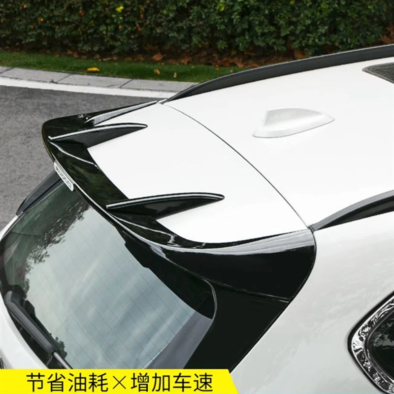 For BMW X1 2016 2017 2018 2019 rear spoiler ABS Material Rear Roof Trunk Spoiler For BMW new X1 Color