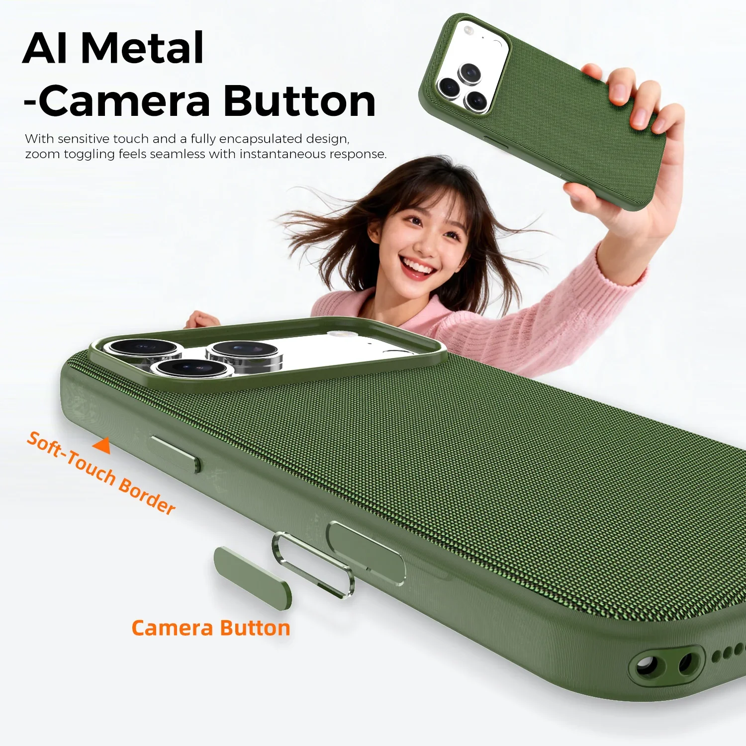 Original Technology Woven Animation Phone Case For IPhone 17 16 15 14 13 Pro Max For Magsafe Magnetic TechWoven - detail 5