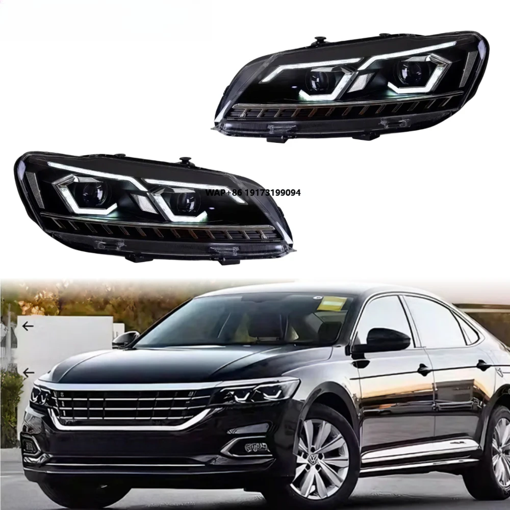 

Passat Headlights 2019-2024 LED Lens Upgrade Front Lamp Car Accessories Hot Selling Plug and Play DRL
