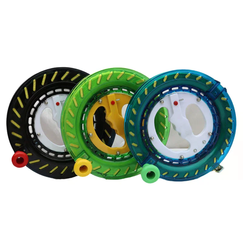 150/200/400m 1pc Tool Twisted Kite String Rope Line Outdoor Round Grip Kite Reel Winder Hand Grip Wheel String Flying
