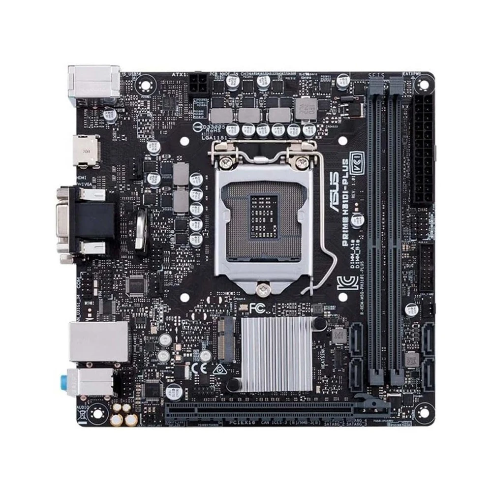 ASUS PRIME H310I-PLUS Used MAIN BOARD H310 Chipset H310 Motherboard Mini ITX Intel Motherboard LGA 1151 Support 8th 9th Gen Core