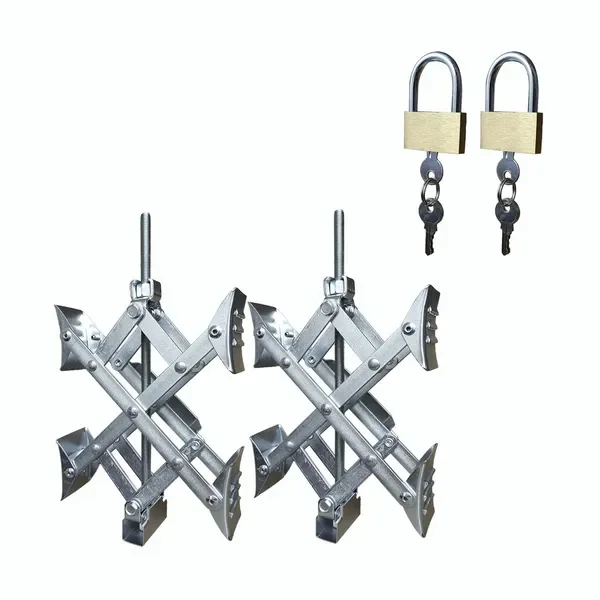 

Стабилизатор колес Стабилизаторы шин для автофургонов Х-образный стабилизатор упора колес, для кемперов, туристических прицепов, грузовиков, расстояние 10,5 дюймов