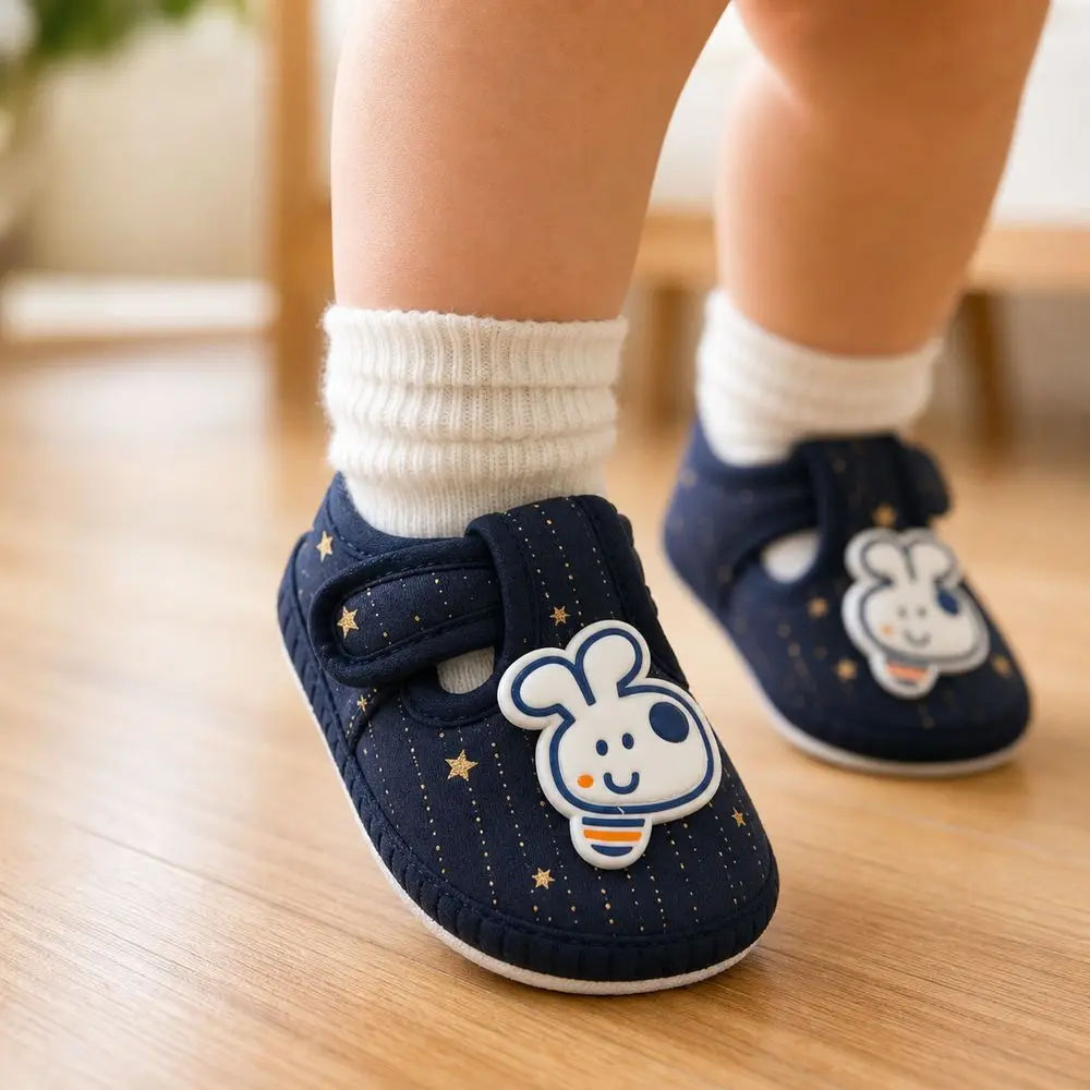 Cute Soft Sole Infant Walker Shoes Cartoon Animals Anti-slip Baby Shoes Breathable Toddler Shoes Baby Boy Girl