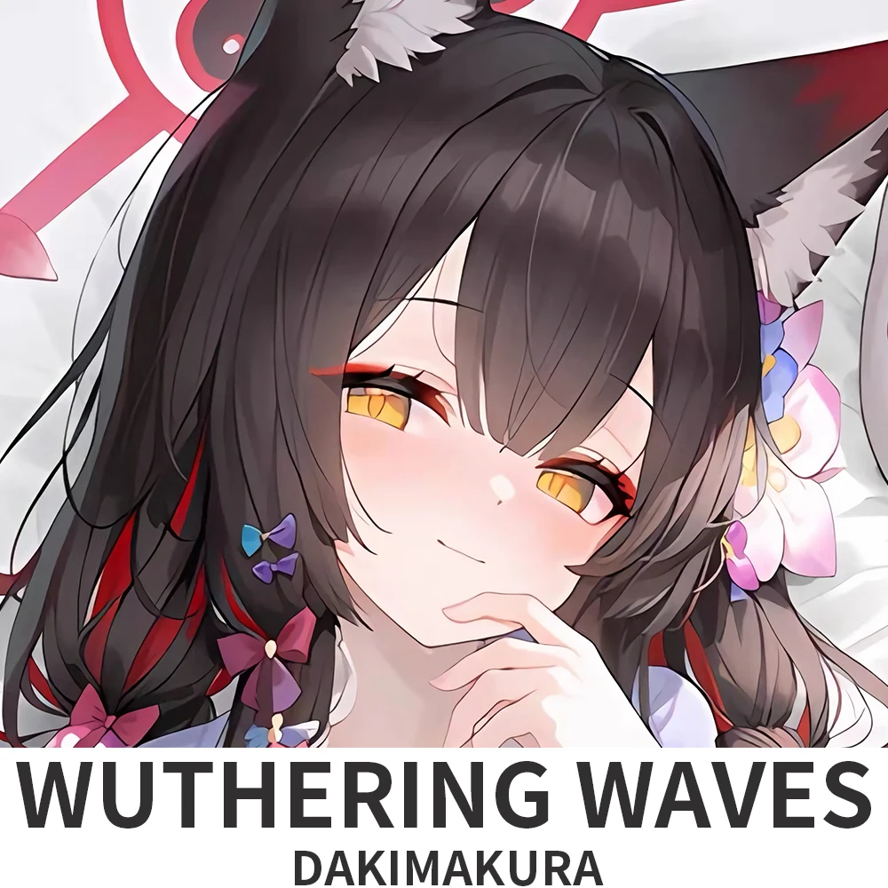 Funda de Almohada Dakimakura Blue Archive Kosaka Wakamo, Funda de Cojín de Anime