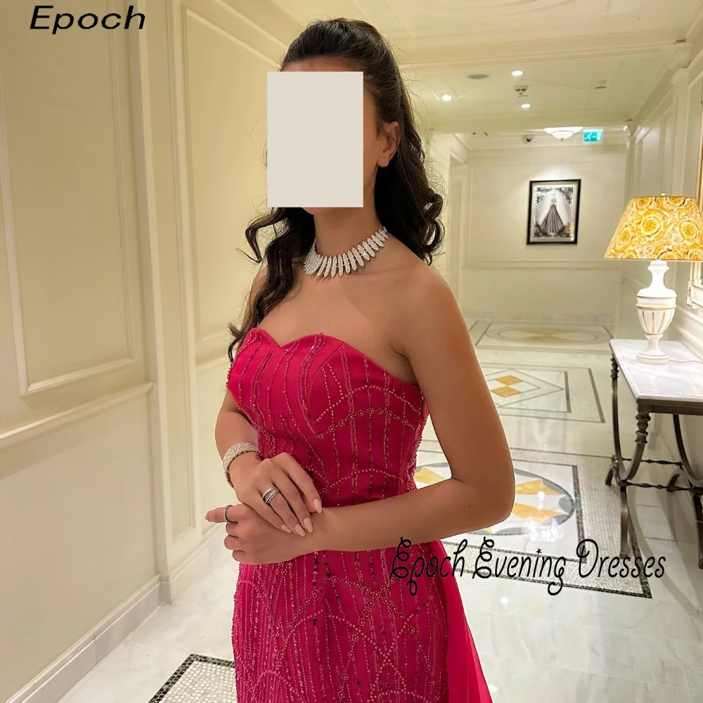 Epoch Formele Gelegenheid Voortreffelijke Avondjurk فساتين مناسبة رسمية Elegante Liefje Trompet Glanzende Kanten Galajurk Voor Vrouwen