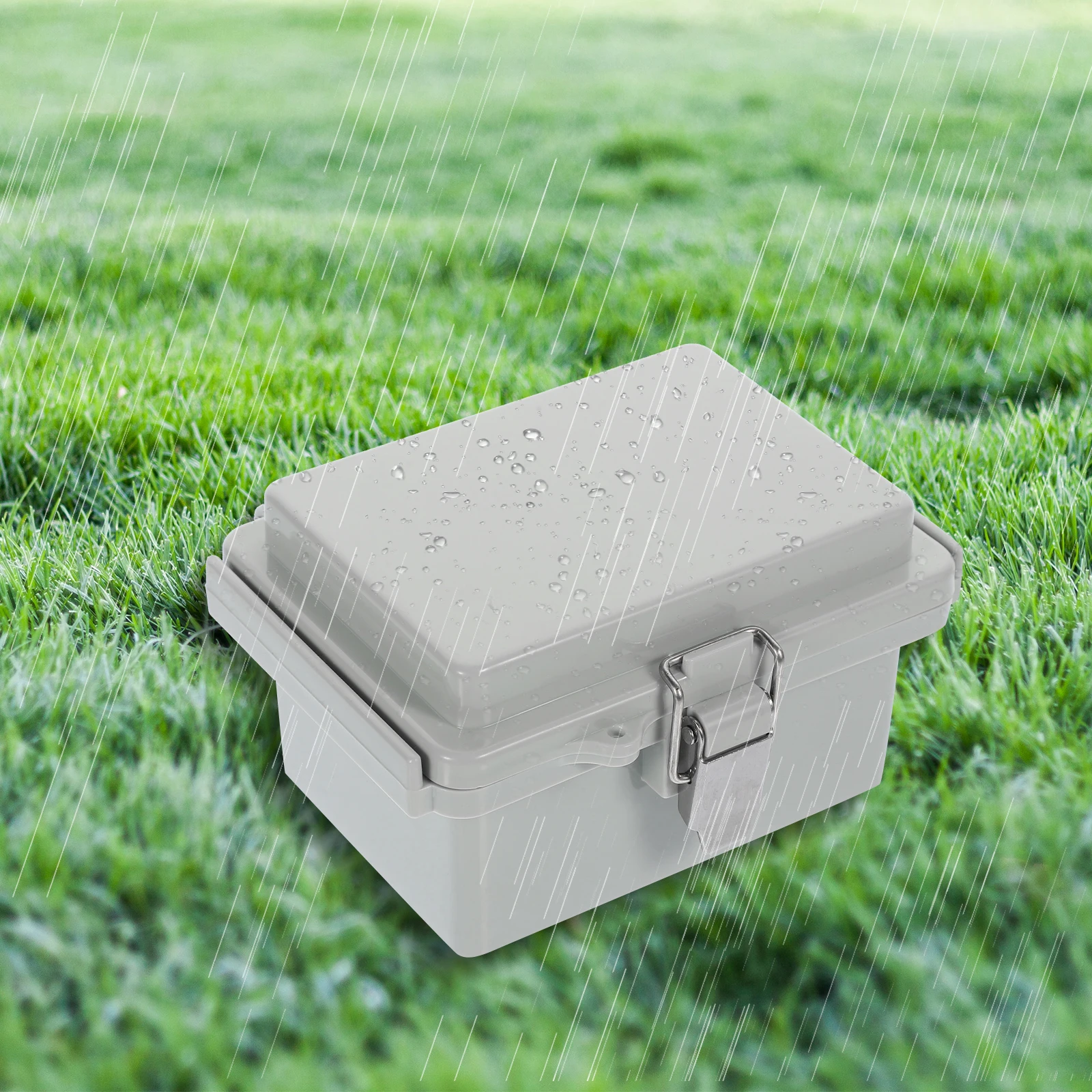 

1 set Waterproof Cable Entry 90x120x70mm Solar Panel Junction Box RV Boat Garage ABS Electrical Wire Cable for Vehicle