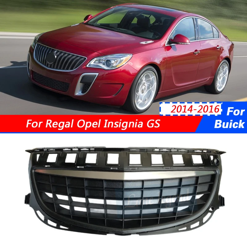 

Front Bumper Grill Medium net for Buick Regal Opel Insignia GS 2014 2015 2016 Radiator Grille Car Styling Car Accessories