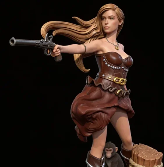 

The height of man 38mm 50mm 75mm Resin model kits figure beauty colorless and self-assembled （3D Printing ） TD-7474/3D