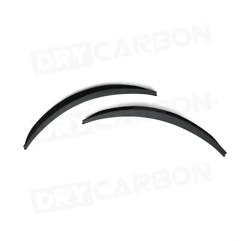 Carbon Fiber Look Fender Flares Wheel Eyebrow Auto Mudguard Lip Body Kit Auto car Protector Cover Mud Guard for Universal Car