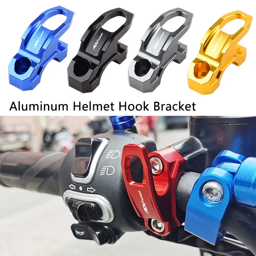 2024 New For Honda ADV350 ADV 350 Motorcycle Accessories CNC Brake Master Cylinder Holder Clamp Bracket Bag Hook Helmet Hanger