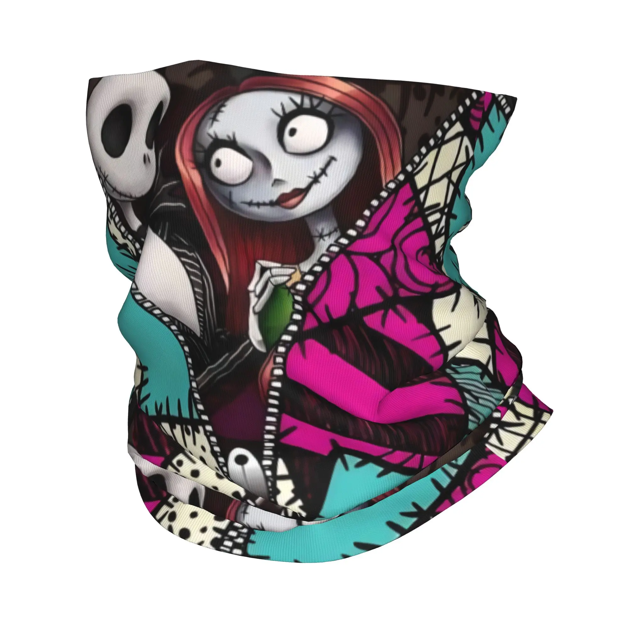 

Зимний ветрозащитный шарф-бандана унисекс с мультяшным принтом «Кошмар перед Рождеством» для катания на лыжах