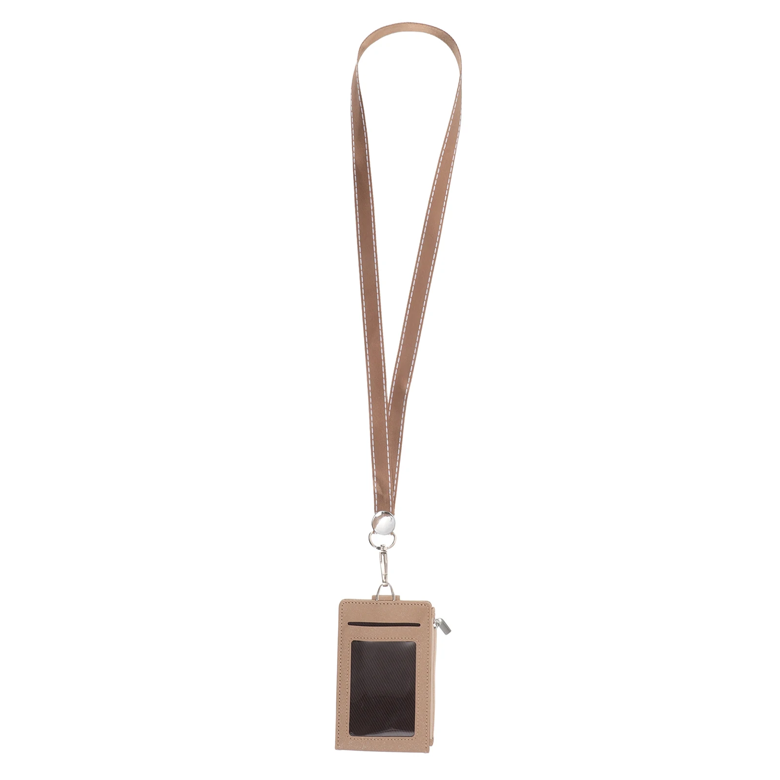 

ID Card Holder Badge Protectors Lanyard Work Women Access Protective Plastic Vertical Clear Case Cover Name Card Sleeve