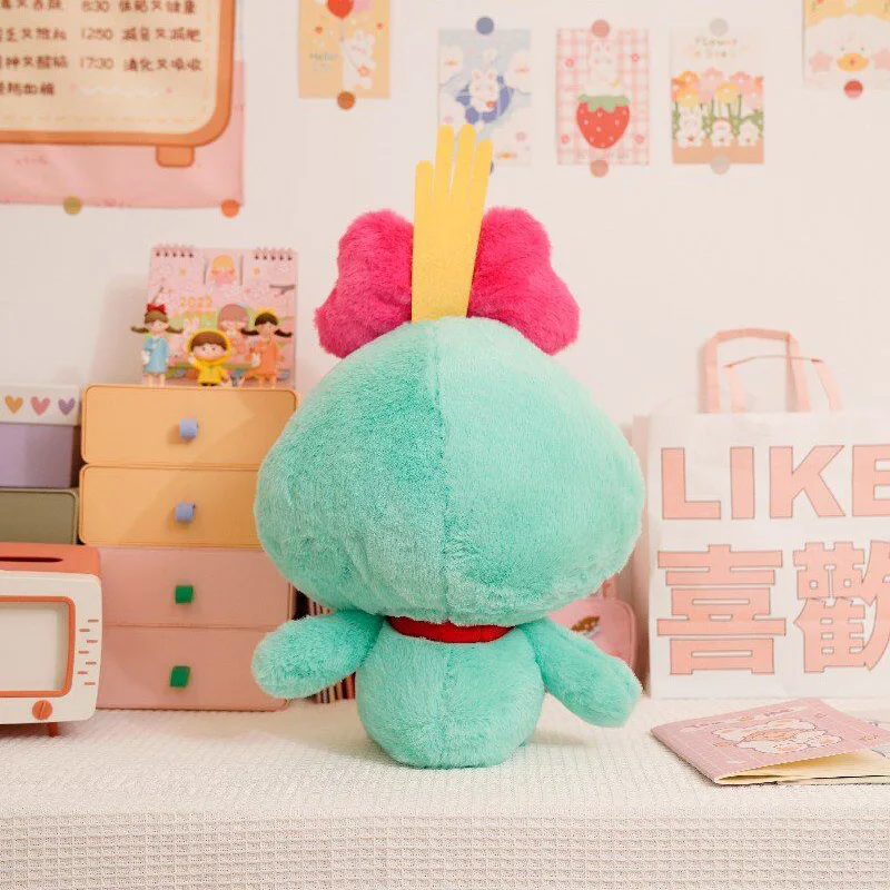 ZU 35/60cm 1pc Cartoon Green Doll Scrump Plush Toy Cool Cute Stuffed Soft Toys for Girl Boy