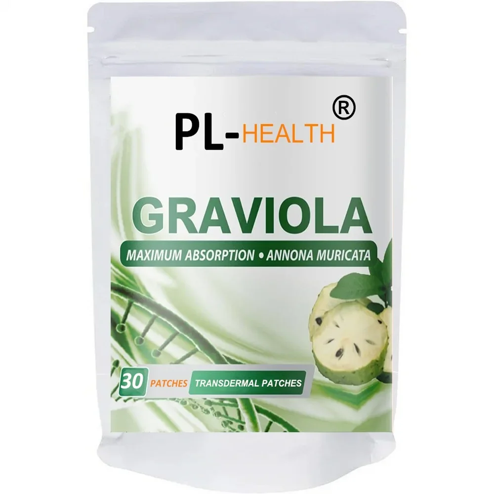 Graviola Transdermal Patches Immune System Booster - 30 Patches One Month Supply