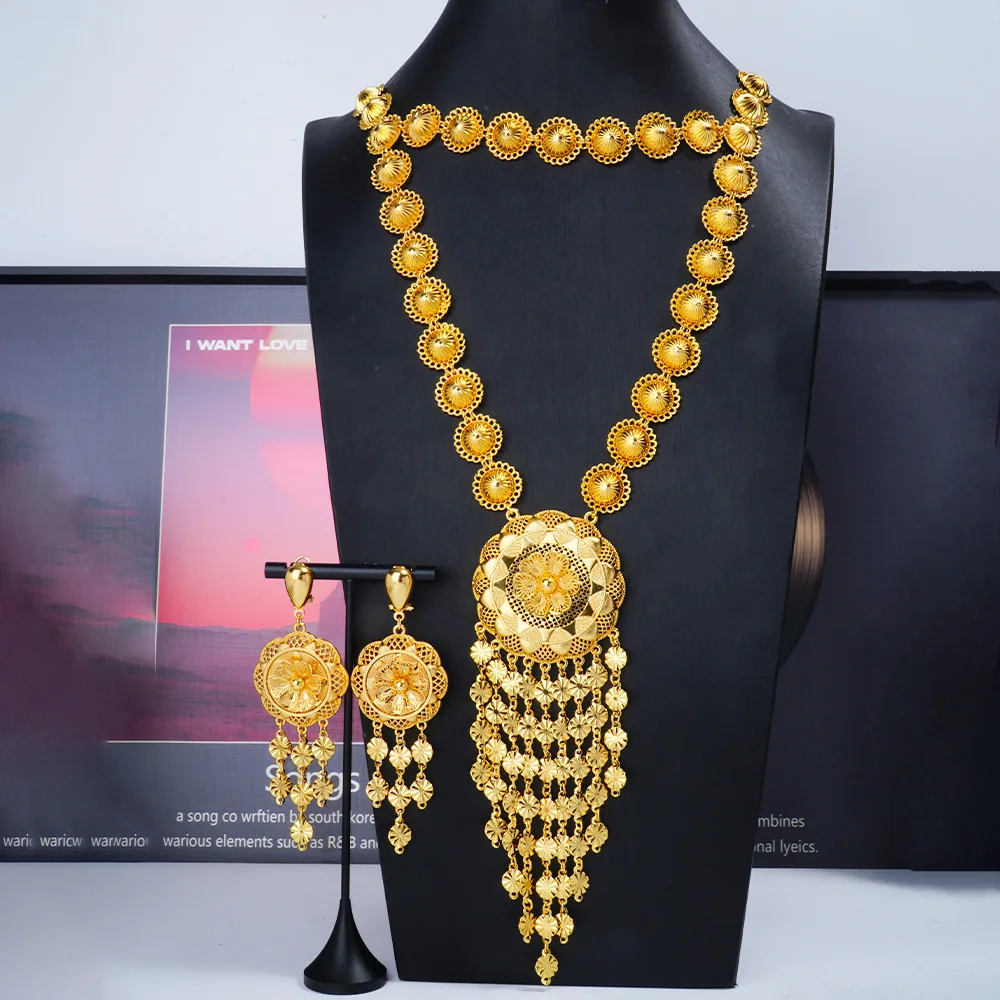 new-fashion-eu-dubai-24k-gold-plated-necklace-earrings-exquisite-wedding-party-jewelry-set-for-lovers-666
