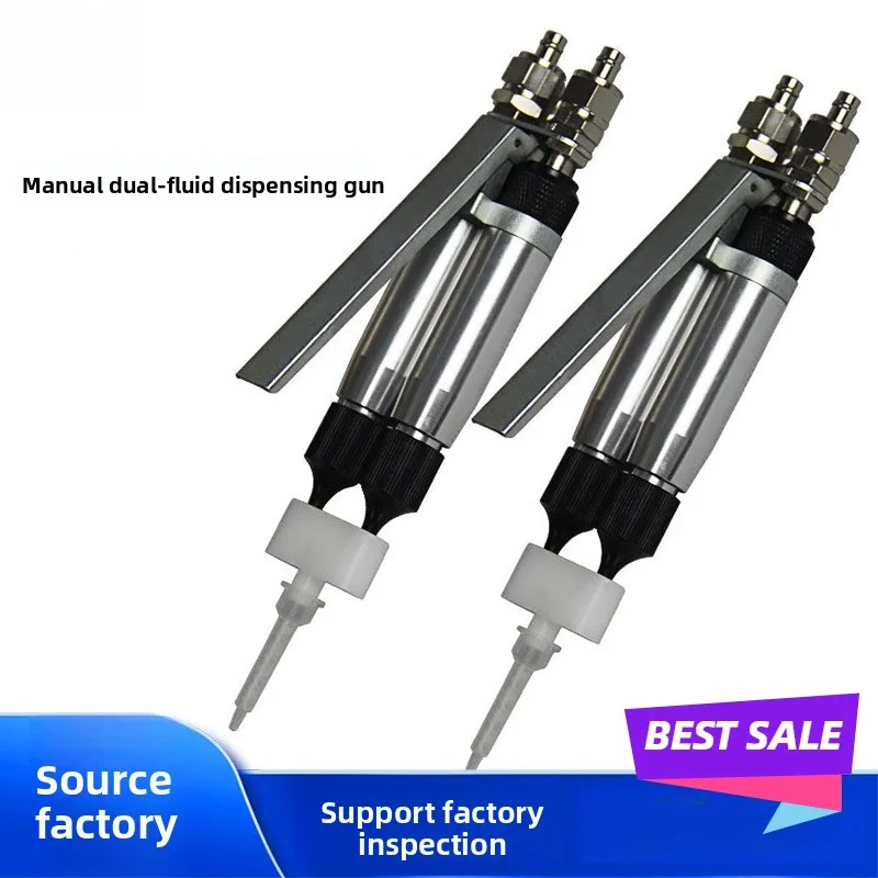KZ-10AB Manual Dual Component Glue Gun Small Flow Dispensing Valve Tool Kit AB Glue Gun