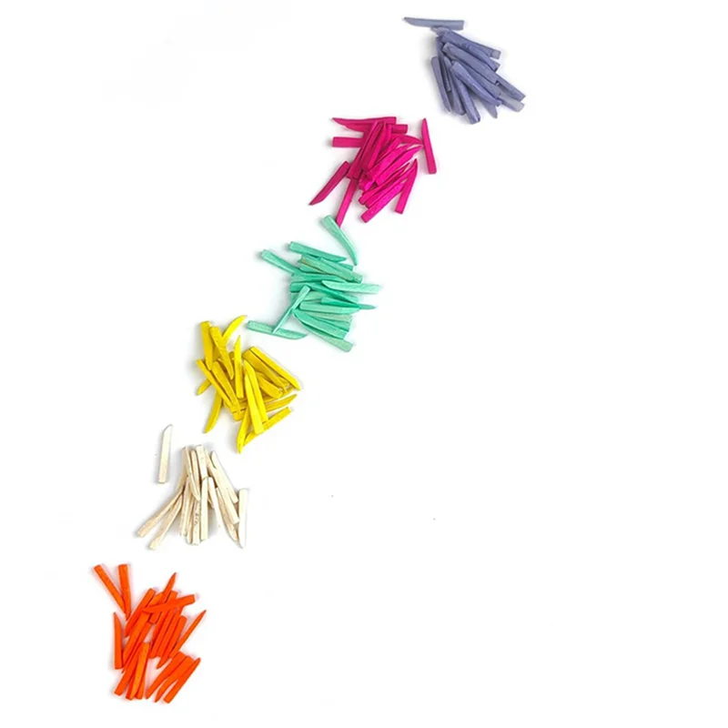 

ABSE-1200 шт. деревянные клинья, красочные деревянные матричные клинья, космический клин, одноразовые крепежные материалы