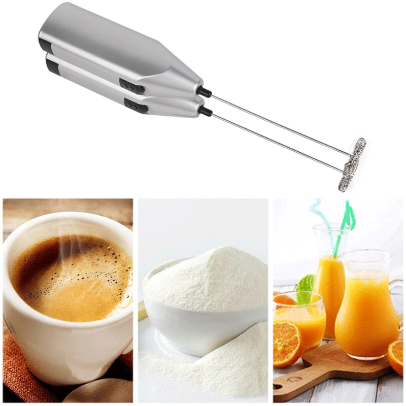 Electric Mini Milk Frother Foamer Coffee Whisk Mixer Blender Handle Wireless Egg Beater Stirrer Cappuccino Maker Cooking Home