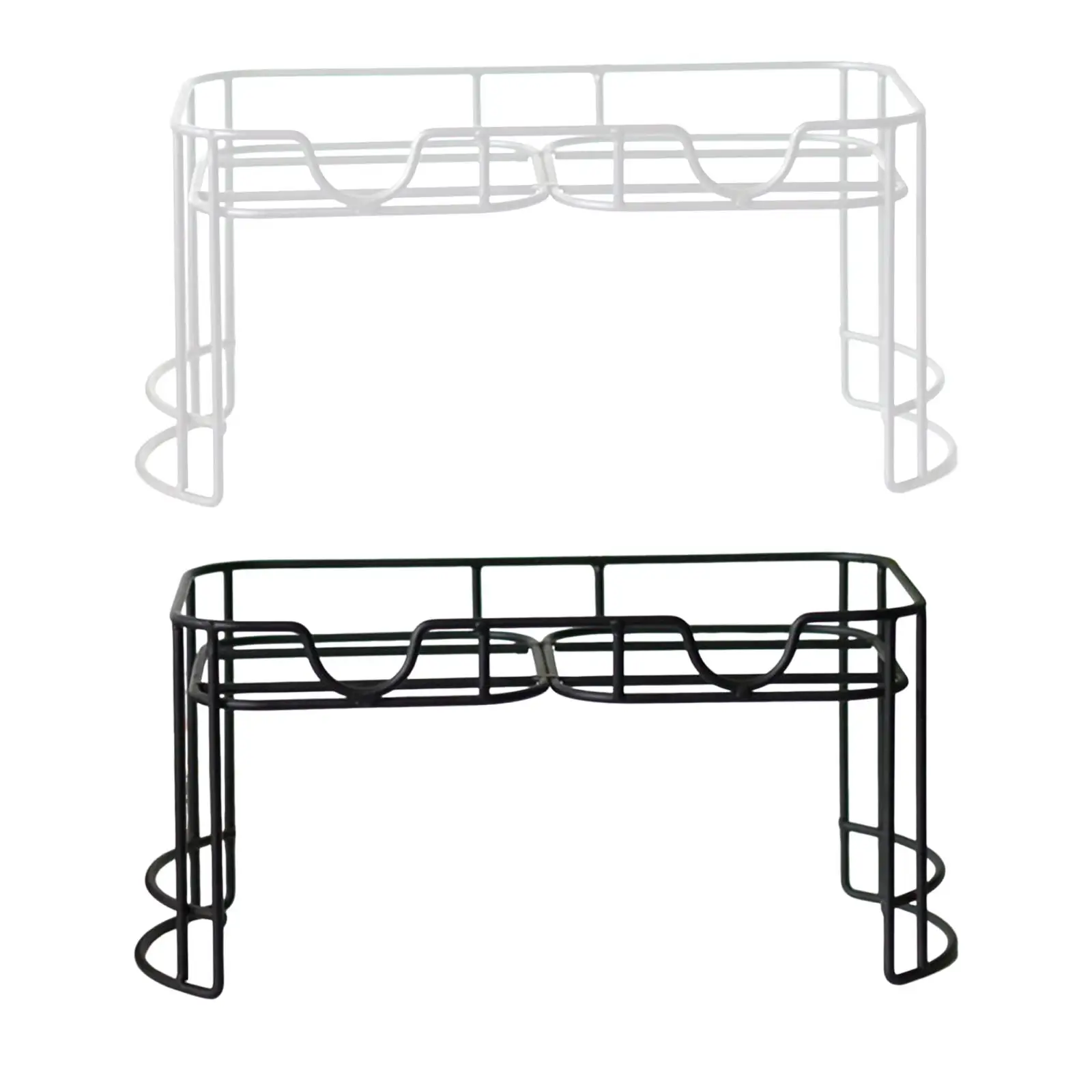 

Double Drink Dispenser Stand Metal Dispenser Stand Iron Stands Rack Round Water Jar Water Bucket Stand for Kitchen Lemonade