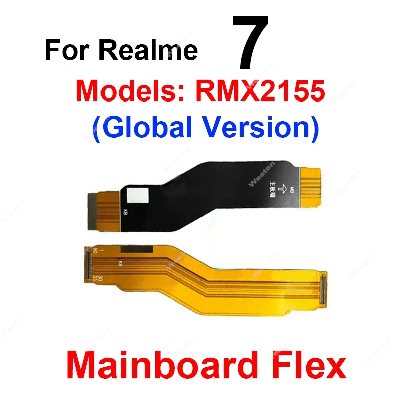 LCD Mainboard Flex LCD Display Screen Motherboard Flex Cable Connector Spare For Realme 6 6i 6S 6 Pro 7 7i Pro 6Pro 7Pro