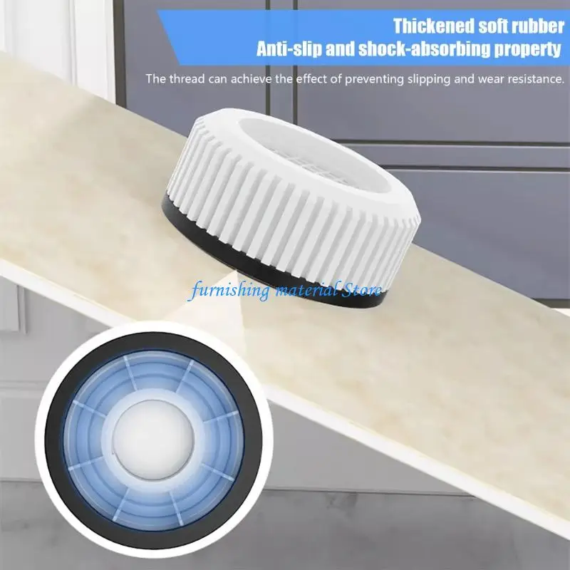 Y5GD 4pcs Not Slip Leveling Feet Mattresses for Washer Refrigerator and Furniture