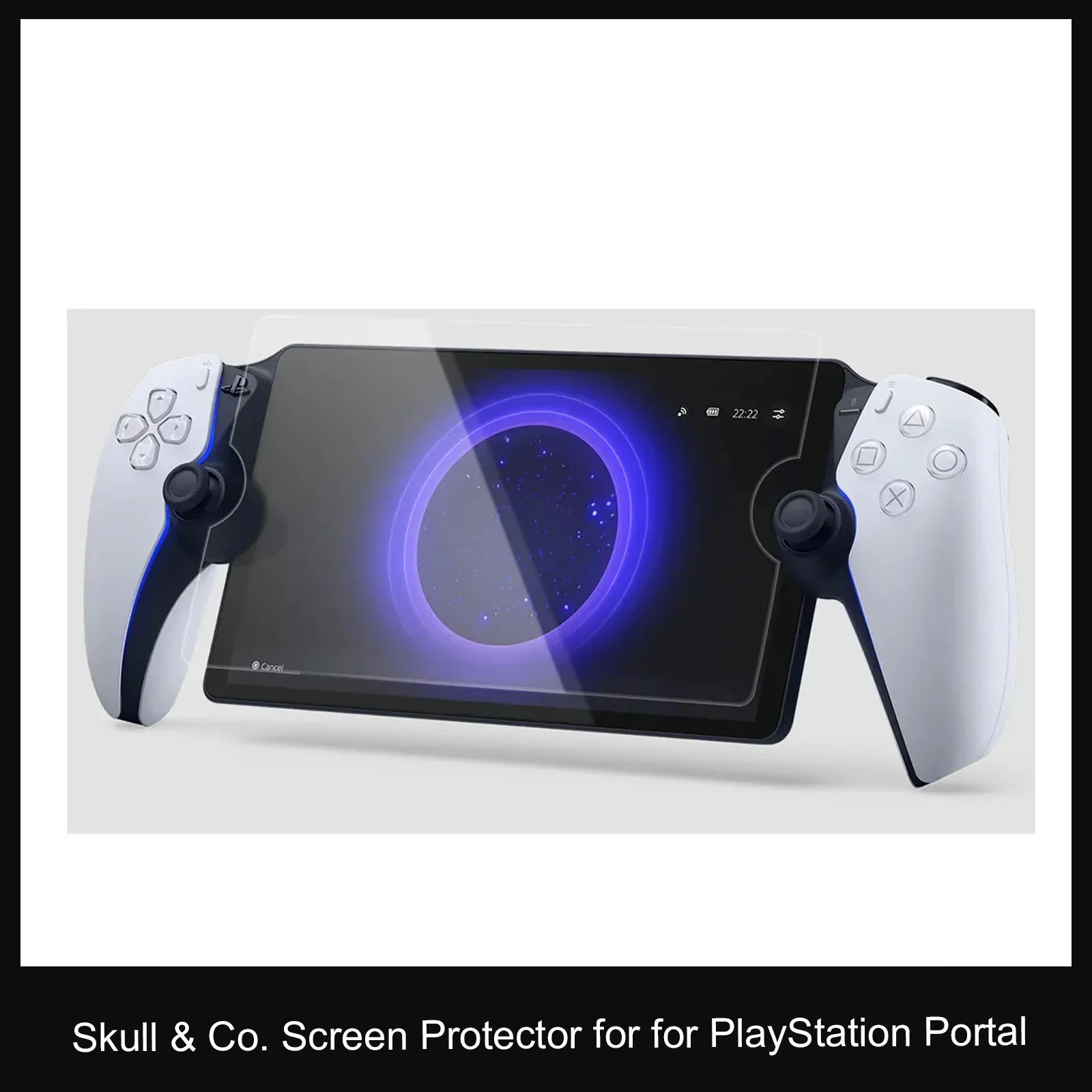 Skull & Co. Screen Protector Tempered Glass Film for PlayStation Portal PS Portal Game Console  2 PCS PACK