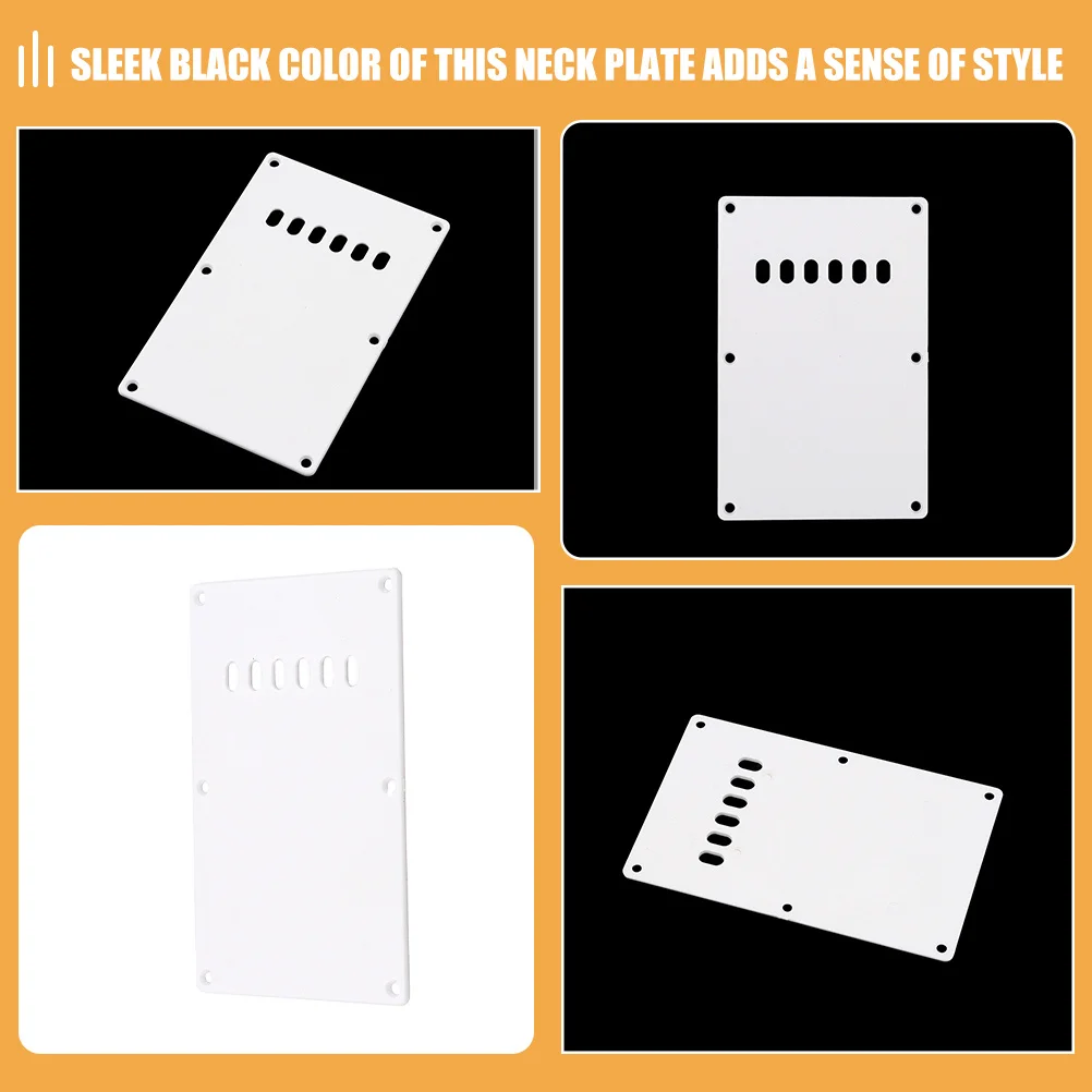 

6-Hole Electric Guitar Backplate Tremolo Cover Replacement Pickguard Rear Plate Protective Guitar Part Replacement Pickguard