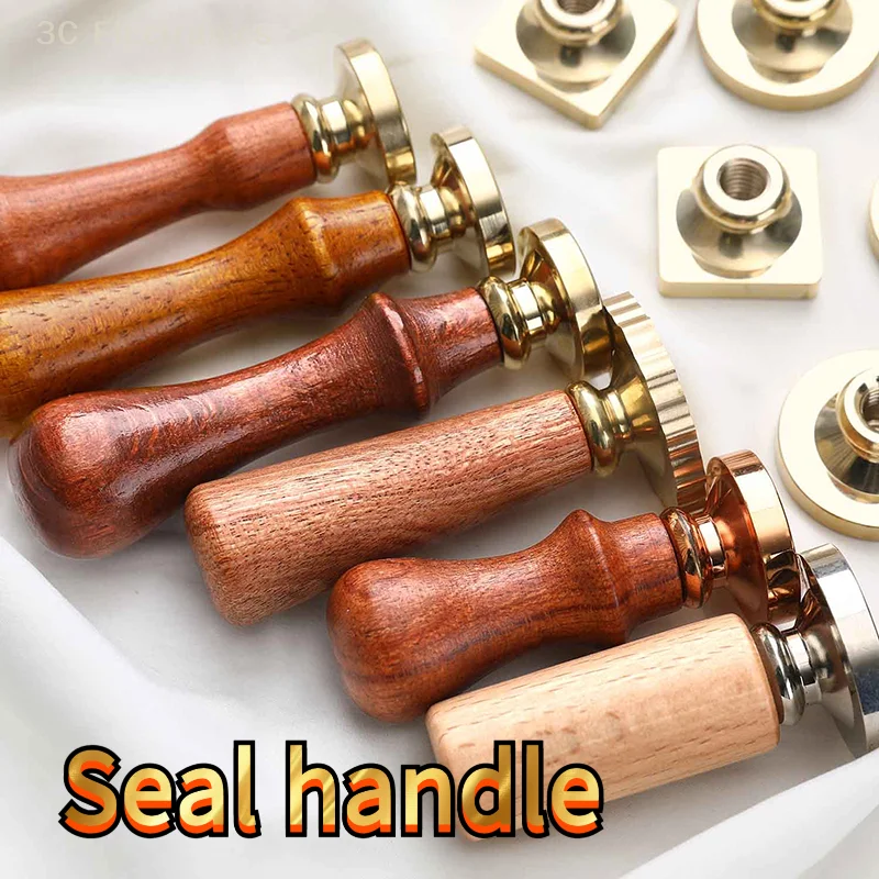 

портативный мини-инструмент для печати «сделай сам», ретро перламутровая ручка, сургуч, штампы, ручка, деревянная ручка, восковая печать, аксессуары для штампов