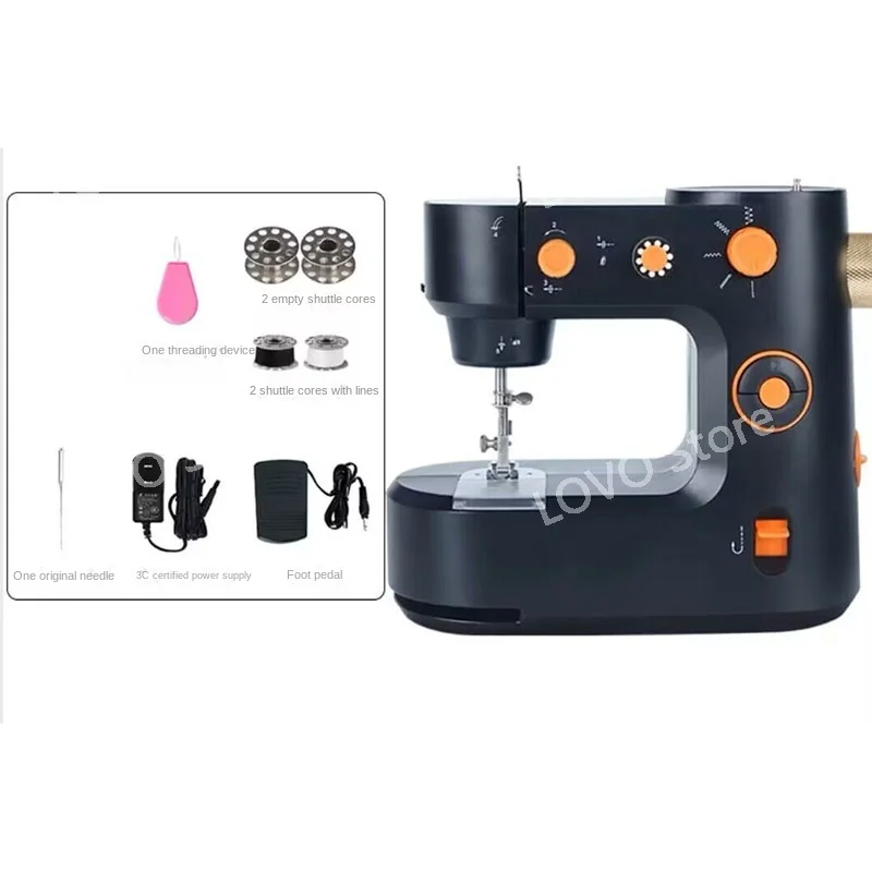 398 Sewing Machine Mini Home Small Seaming  Multi-Function Eat Thick  Electric  