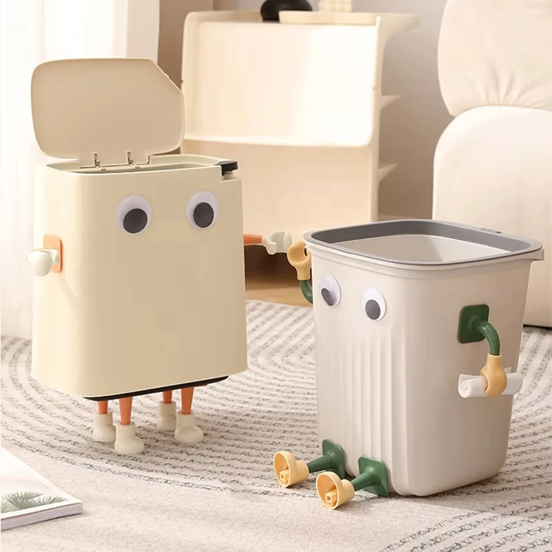 Creativity Hook Self-Adhesive Box Decorative Hook Holder Set Cute Cartoon Hand Foot Shape Hooks for Tissue Box Trash Can Stand