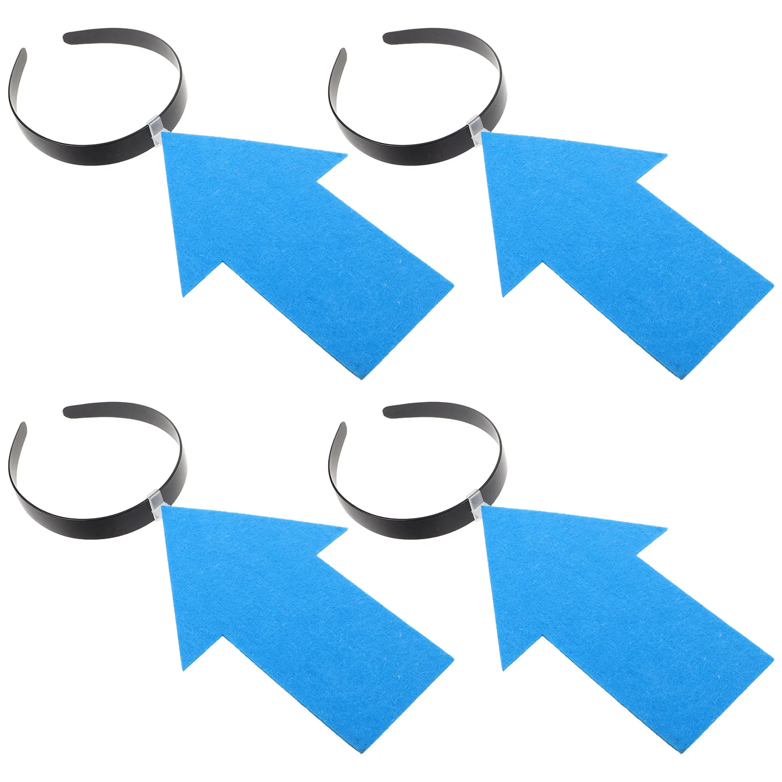 

4Pcs Arrow Headbands for Women Funny Novelty Party Hair Hoops Festive Photo Booth Props Graduation Halloween Birthday Festival