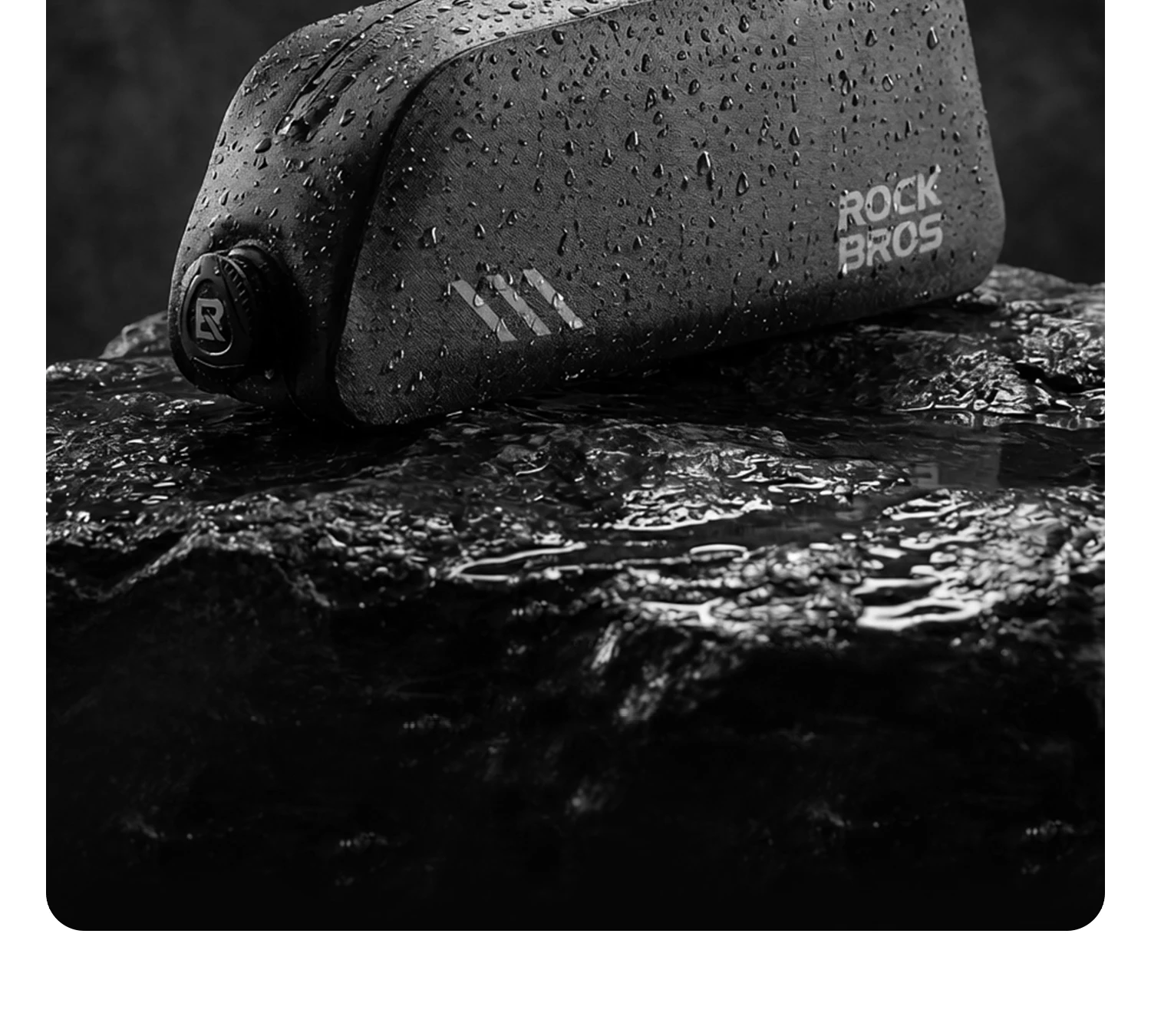 ROCKBROS Vollständig Wasserdichte Oberrohr-Tasche 0,9L Fassungsvermögen MTB Rennrad-Rahmentasche Versiegelte Reißverschluss-Rahmentasche mit Stabilem Befestigungszubehör – Detail 13