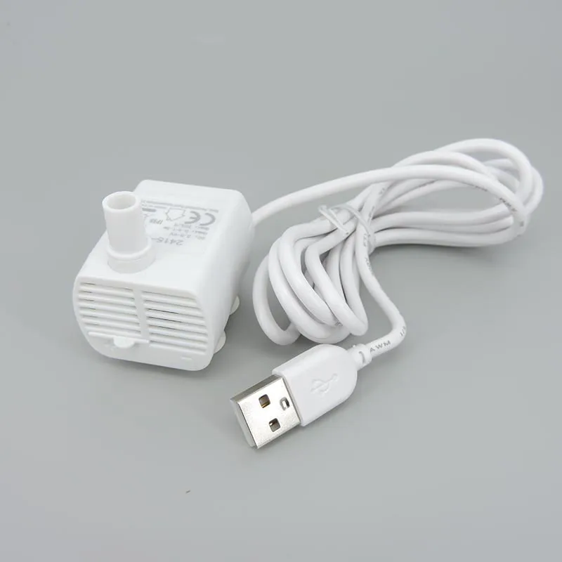 Ultra-quiet Water Pump 5V USB Brushless Submersible Fountain Aquarium tube hose Circulating for fish tank Pet tool K5