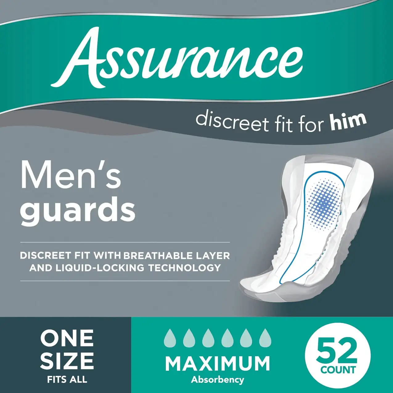 

Men's Guards, Maximum Absorbency (52 Count)