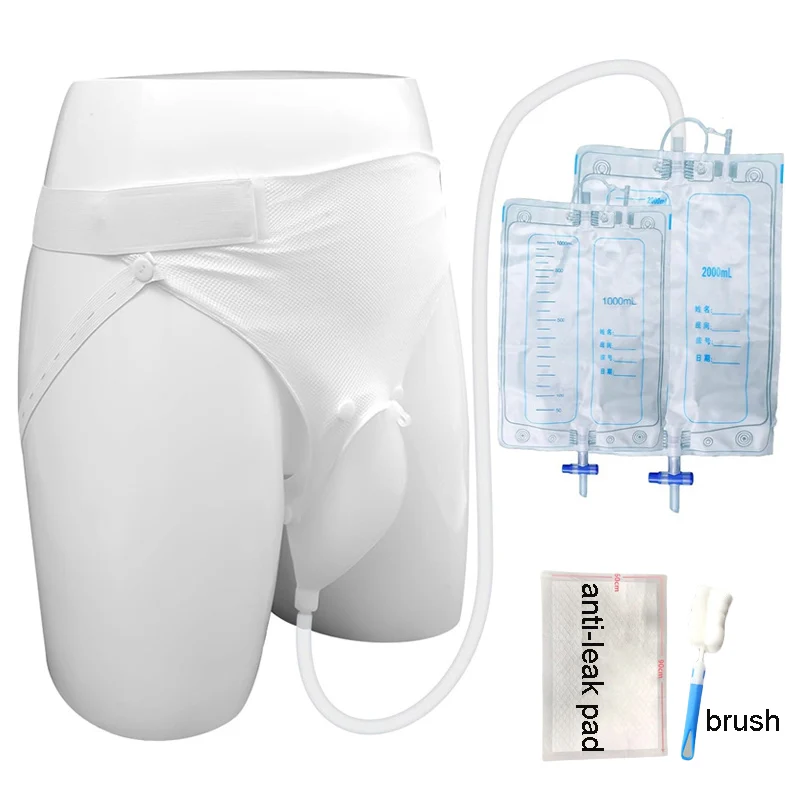 WETIPS Silicone Reusable Urine Collection Incontinence Urine Bags Urinoir Shorts Portable Potty Male Female Urine Collector
