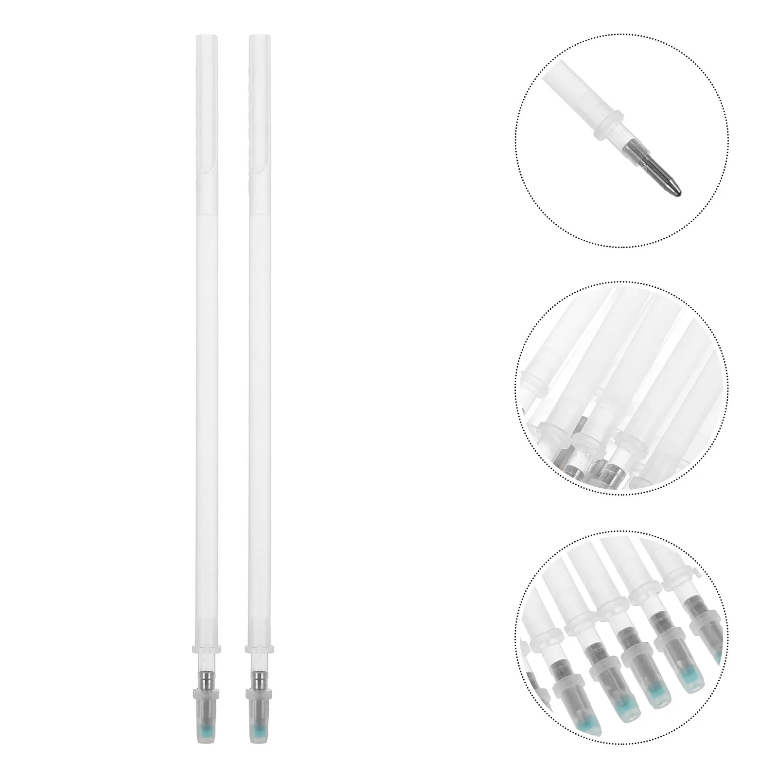 

10Pcs Fluorescent Pen Refills Glow Uv Invisible Ink Smooth Writing Office School Supplies Ink Pen Refills