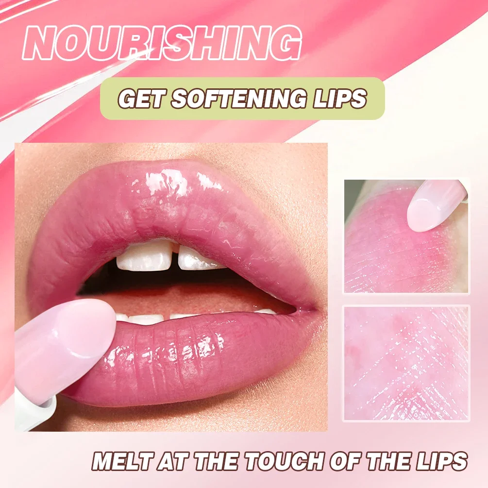 3pcs Color Changing Lip Balm Kits Moisturizing Colorless Pink Orang Tinted Lipstick Lasting Lip Stain Nourishing Lip Care Makeup