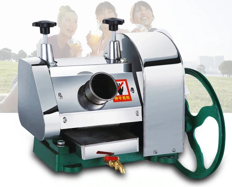 LC-SY01 Hand held stainless steel desktop sugar cane machine, cane-juice squeezer, cane crusher,Sugarcane juicer