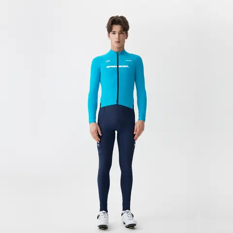 SPEXCEL EVO PRO Winter Thermal Fleece Cycling Jerseys Long sleeve Race Fit Italy thermal fabric Warm and breathable FABRIC