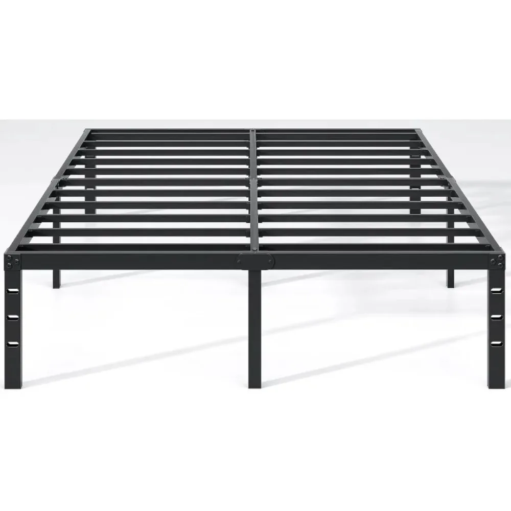 

Hot Sale. Metal Bed Frame,Full Size Bed Frame with Storage Space,Heavy Duty Sturdy Mattress Foundation, Black,14 Inch,Full