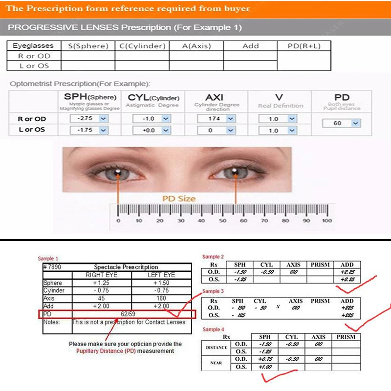 1.56 1.61 1.67 Inner Progressive multifocal lenses prevent blue light and scratches when viewed close and far progressive lens