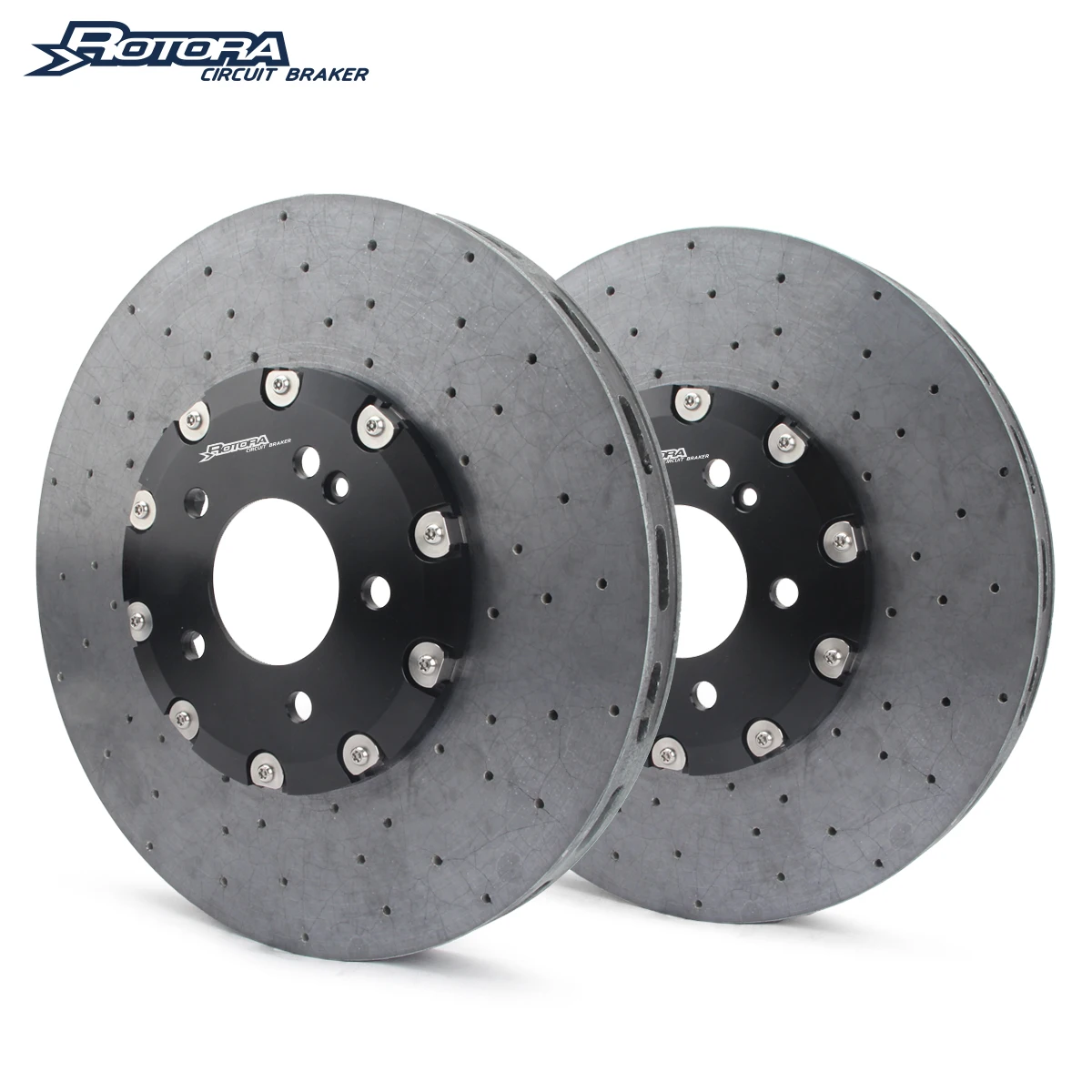Carbon Fiber Ceramic Brake Discs 392 393 400mm Are Suitable for Replacement of Original Equipment with Four to Ten Pistons