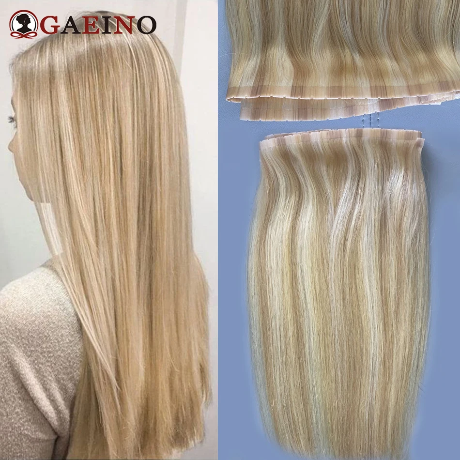 

Butterfly Weft Hair Extensions Real Human Hair Invisible Flat Weft Hole Straight Twin Tab Hole Weft Hair Extensions 80Cm/100G