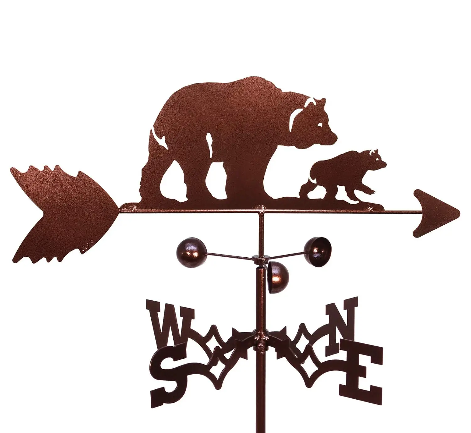 BEAR & CUB Weathervane (Roof Mount), Customized