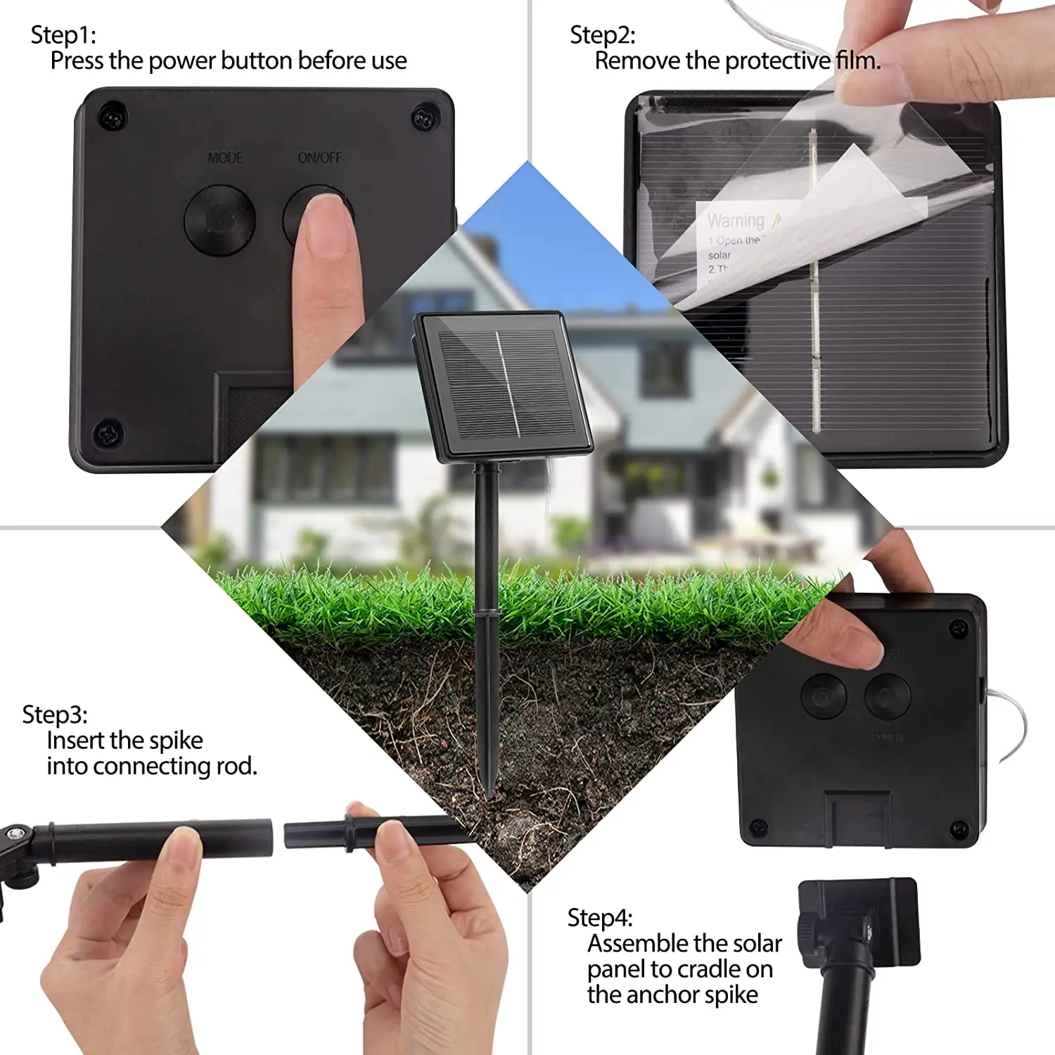 Лампа-гирлянда на солнечной батарее, 32/22/7 м