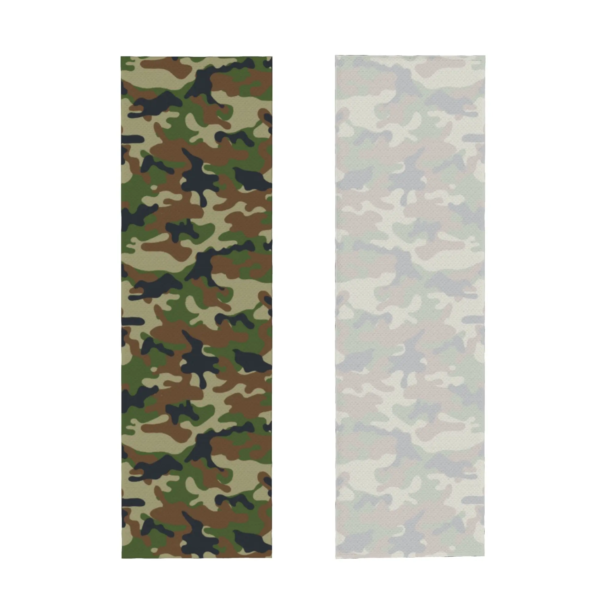 Woodland Camouflage Cold Exercise Towel Camo Yoga And Fitness Running Outdoor Activities Travelling Swimming Camping Towels