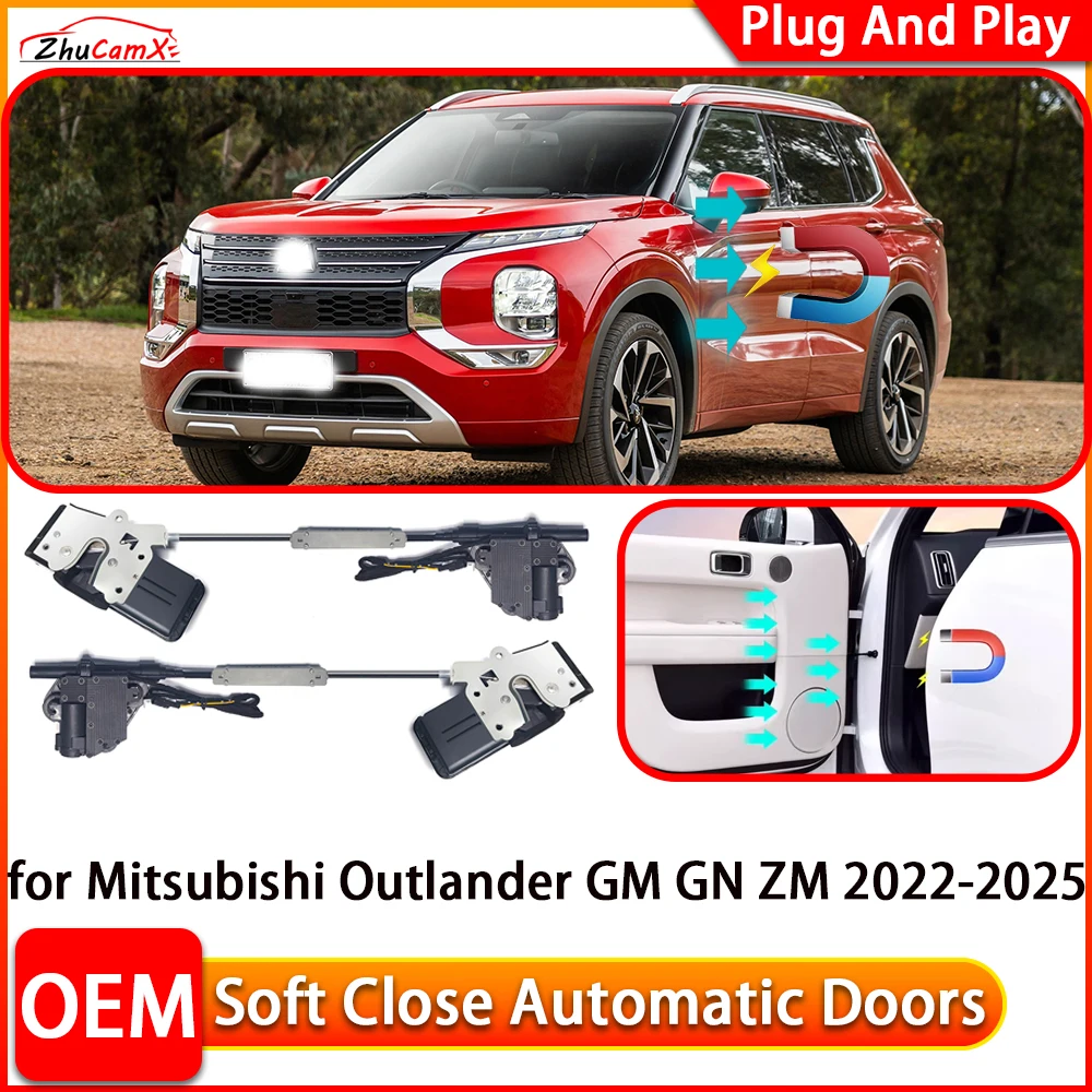 for Mitsubishi Outlander GM GN ZM 2022-2025 Automatic Electric Soft Close Door Closer Power Closing Door Comfort Closing System
